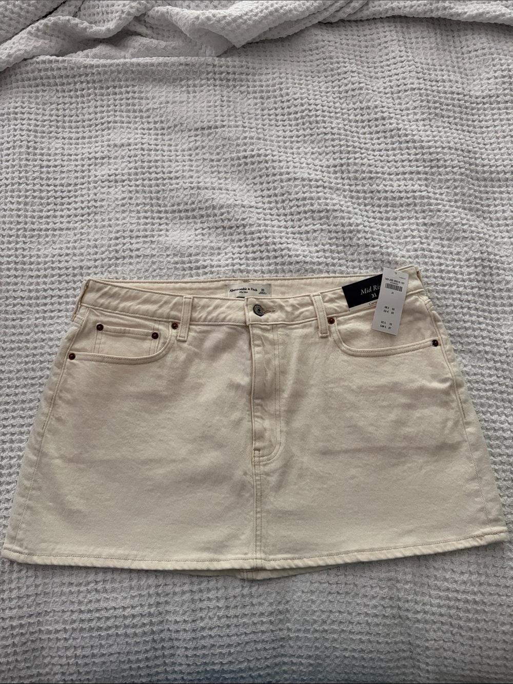 NWT Abercrombie & Fitch Denim Skirt